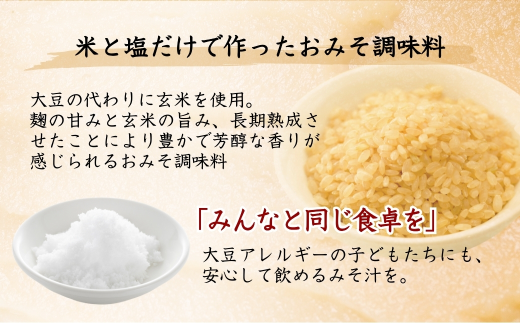 大豆を使わないおみそ調味料 (300g×5個入) 熟成塩こうじ 調味料 アレルギー対応 山崎醸造 【0002-0224-01】