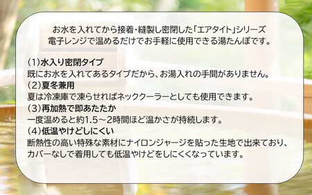 2531R-1クロッツ やわらか湯たんぽ エアタイト 肩用タイプ/ ブラック