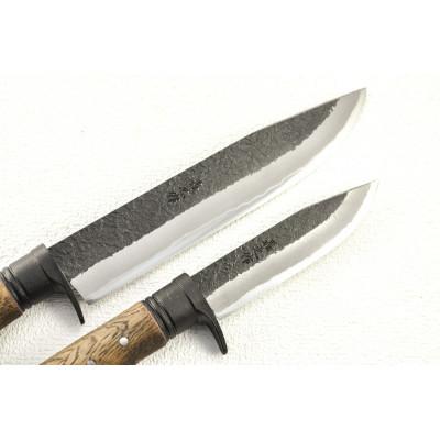 ふるさと納税 南国市 【晶之作】土佐鍛『山人ver.3(B型)』三丁差セット【巾広剣鉈ドロップ型/剣鉈/小刀】 |  | 01