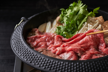 【寛閑観】近江牛『赤身』すき焼きしゃぶしゃぶ用　350g【冷蔵】【FR15SM】