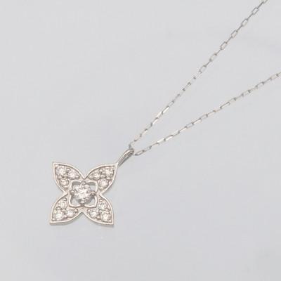ふるさと納税 昭和町 PT900/PT850 0.15ct ダイヤモンド ペンダントネックレス HH-019744 |  | 01