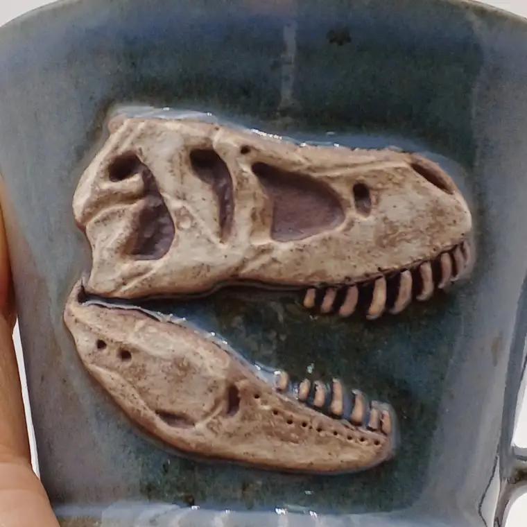 益子焼 恐竜マグカップ T-rex Stan 大石窯 益子町 BW004-4