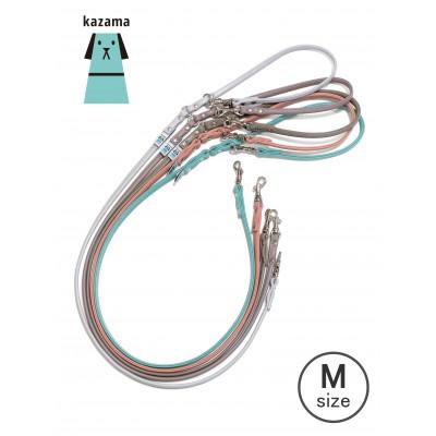 ふるさと納税 八潮市 丸めリード【Mサイズ】ローズグレージュ(本革製)kazama premium |  | 01