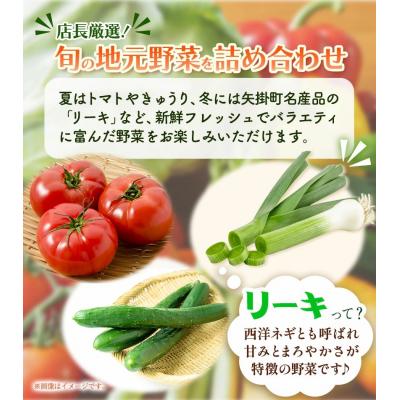 ふるさと納税 矢掛町 【6ヶ月定期便】旬の新鮮野菜詰合わせセット野菜5〜10品目《お申込み月の翌月から出荷開始》 |  | 02