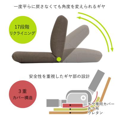 ふるさと納税 坂戸市 産学連携 コンパクト座椅子3 ブルー |  | 03