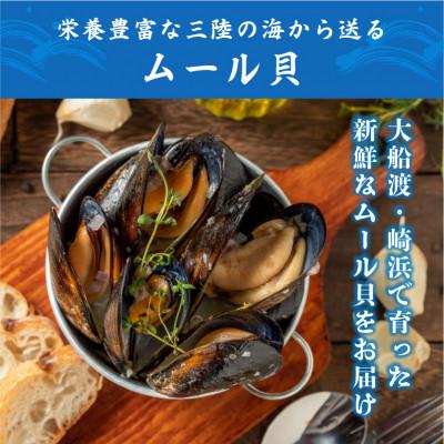 ふるさと納税 大船渡市 先行予約 国産 活ムール貝 1kg [nakano008] |  | 01
