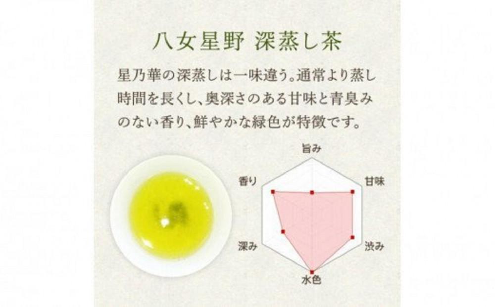 訳あり品 八女星野茶 深蒸し茶1100g【八女茶】