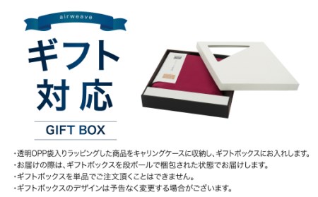 エアウィーヴ 座布団 ギフトBOX仕様 ワインレッド クッション