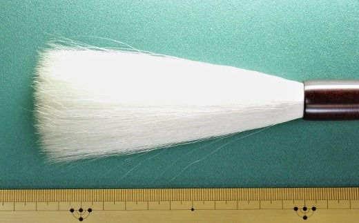 筆工房楽々堂の上質羊毛特大筆※受注＜054-039＞