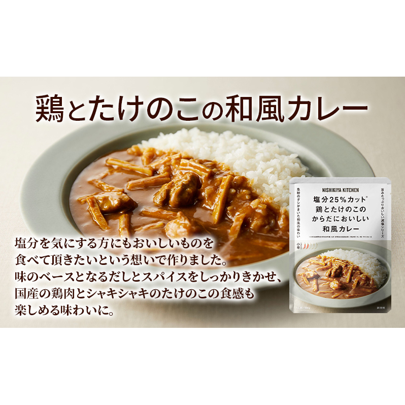 【ギフト包装対応返礼品】NISHIKIYA KITCHEN からだ想いカレースープ6食セット インスタント 詰め合わせ レンジ 調理 レトルト食品 スープ 惣菜 保存食 災害 防災 備蓄 長期保存 常