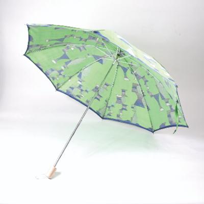 ふるさと納税 富士吉田市 晴雨兼用折りたたみ傘 ハレフネマイカ/パーマネントグリーン レディース軽量 日本製 |  | 02
