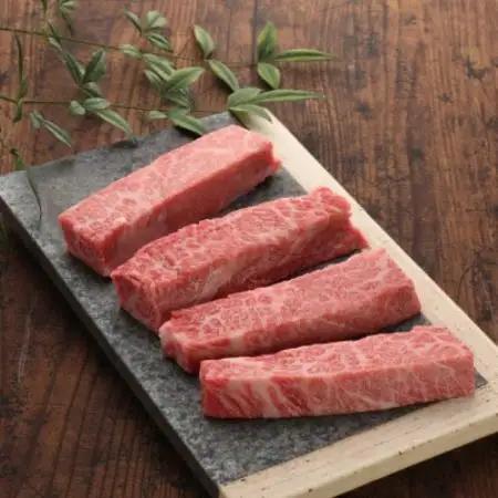 熊本和牛あか牛三角バラステーキ 480g(120g×4)(益城町)【配送不可地域：離島】【1736852】