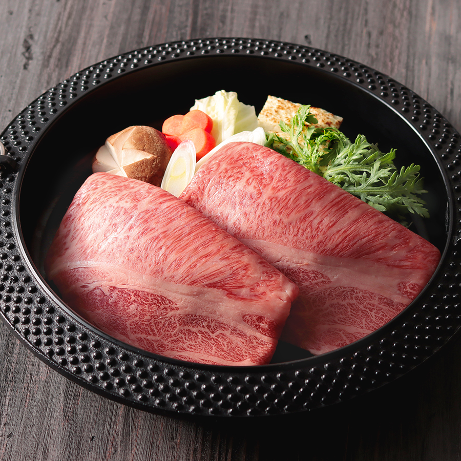 ＜小島食品／澤井牧場＞A４等級以上「近江牛」すき焼き用（肩ロース）400g