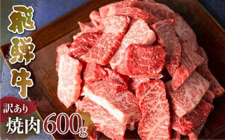 訳あり 飛騨牛 焼肉 切落し 600g 訳あり [S540]