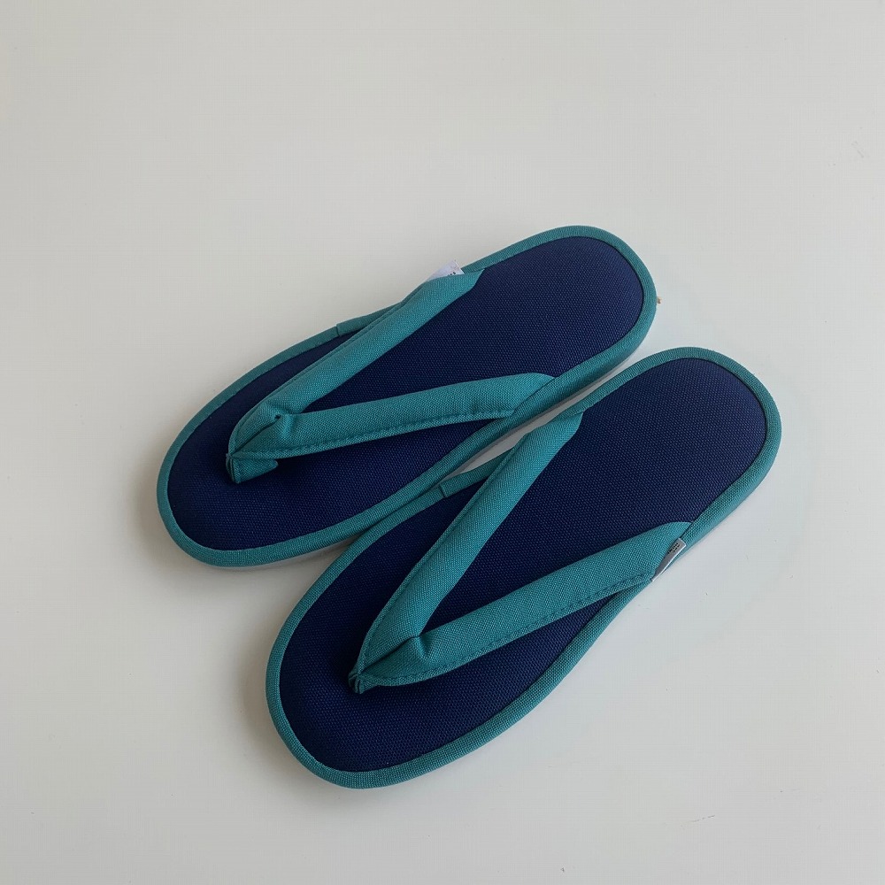 ☆Lサイズ・ブルー☆ 帆布草履 １足