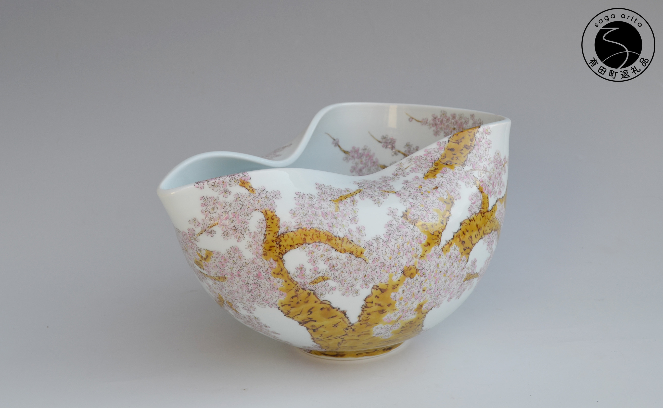 
            花瓶 木桜【a.a相集 島本悠次】有田焼 伝統工芸 美術品 置物 陶磁器 1点物 桜 さくら sakura A2500-13
          