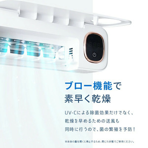 歯ブラシ掃除機 除菌機 UV ライズクリエイション rise556