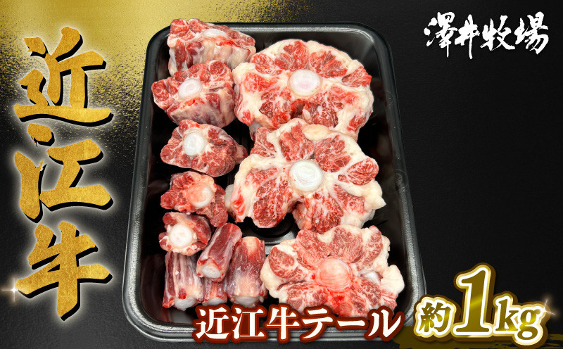 
            数量限定 近江牛 テール 約1kg 1本 ( 黒毛和牛 牛肉 肉 ギフト おでん 自宅用 高級 黒毛和牛 国産 ふるさと納税 ブランド牛 三大和牛 和牛 冷凍 贈り物 内祝い 神戸牛 松阪牛 に並ぶ 日本三大和牛 滋賀県 竜王町 澤井牧場 )
          