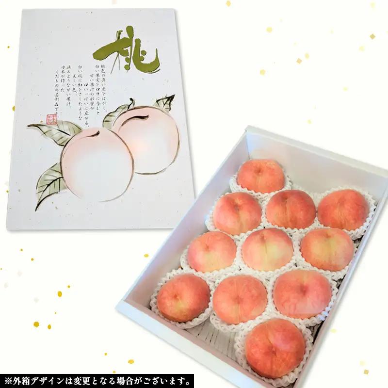 【訳あり】柔らかくなる 白桃 優品 晩成種 3kg (7個～14個)【令和8年産先行予約】FS25-146