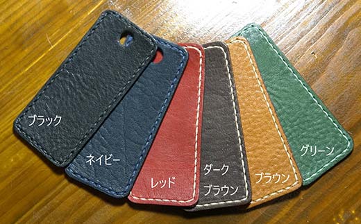 本革製二つ折り札入れ (コインケースなし)＜グリーン＞ ハンドメイド 国産牛ヌメ革 二つ折り 札入れ 財布 本革 レザー 革製品 贈り物 ギフトグリーン  F6L-1295
