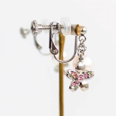 ふるさと納税 松山市 さくらひめパールイヤリング/シルバー |  | 02