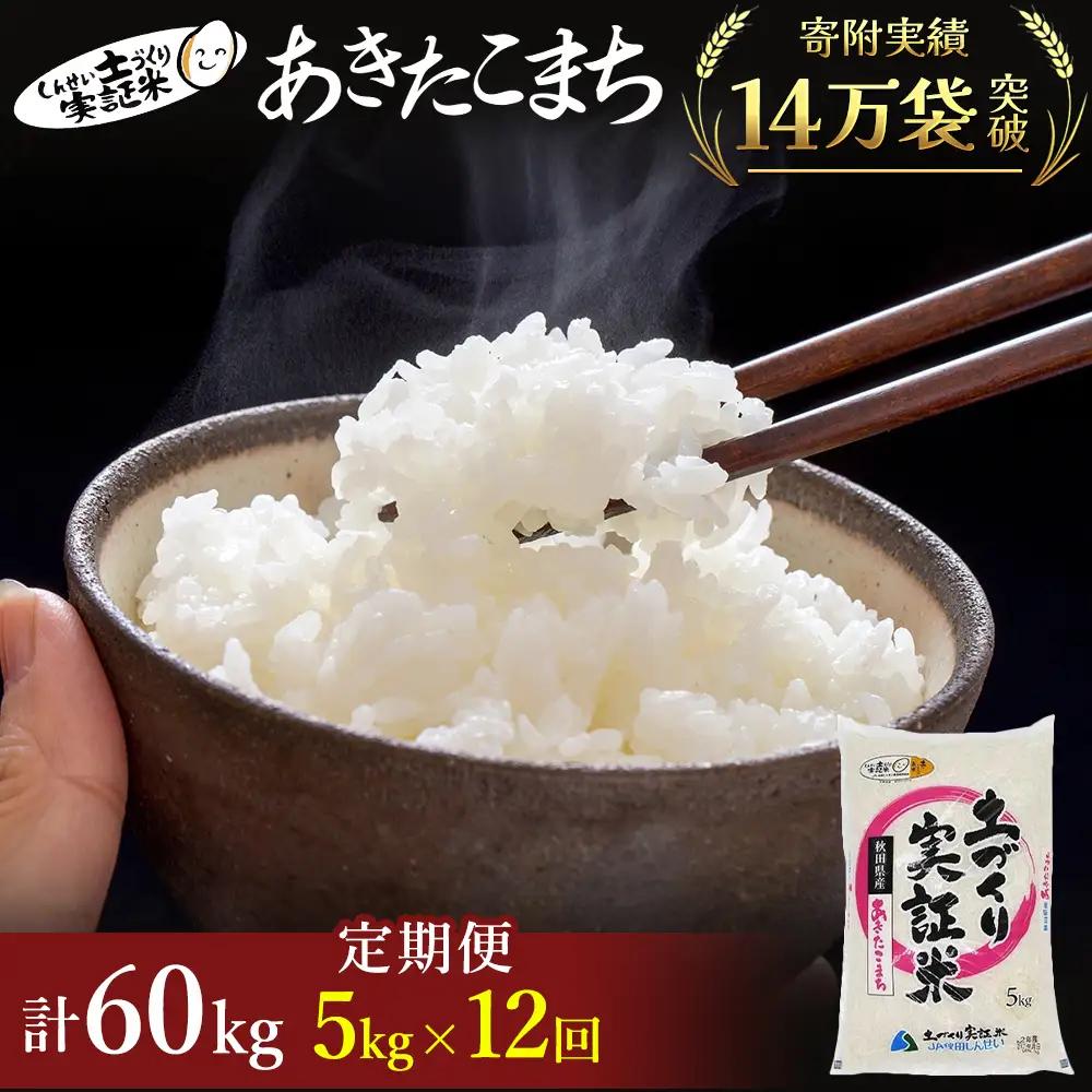 先行予約【12か月定期便】白米 あきたこまち 5kg 令和8年産 あきたこまち