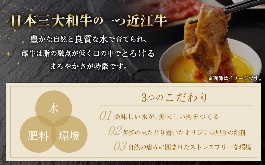 近江牛すき焼き美味比べはねした・リブロース各400g