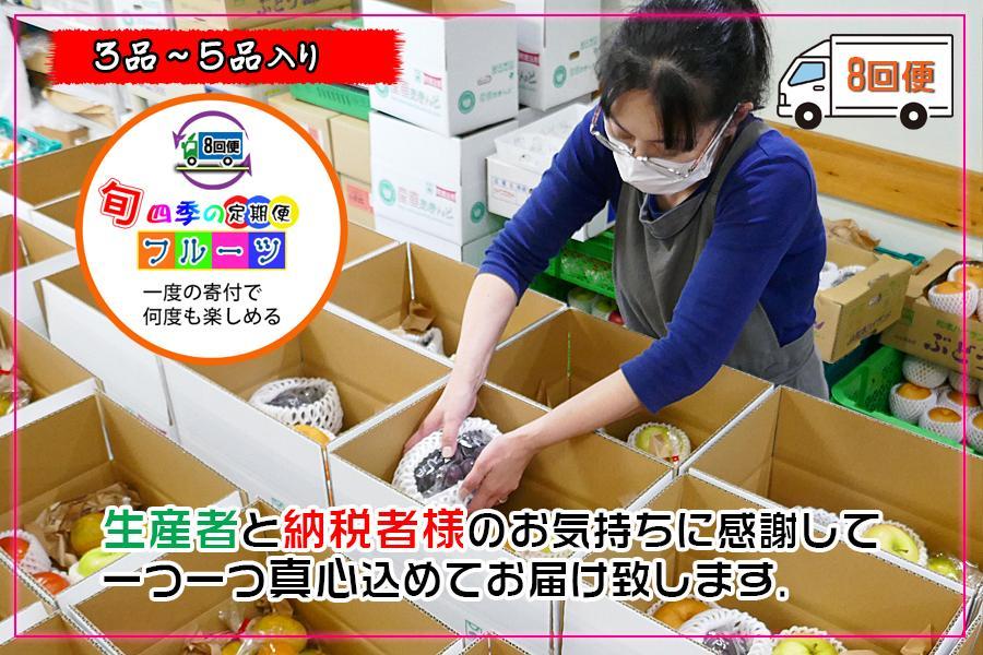★頒布会のためAY1227へ★【定期便8回Sサイズ】創業100年 産直あきんど四季のフルーツの定期便《8ヶ月連続でお届け》