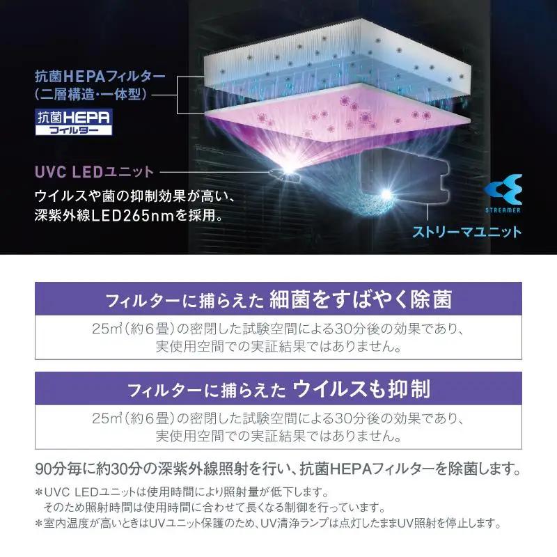 ダイキン 空気清浄機 UVパワフルストリーマ シルバー ACBF15Z-S(適用畳数：76畳 PM2.5対応)