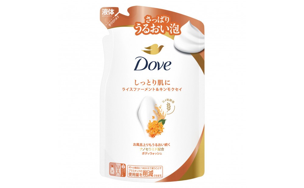 
                  ダヴ ボディウォッシュ ライスファーメント＆キンモクセイ つめかえ用 300g×6
                