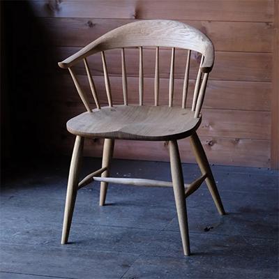 ふるさと納税 小浜市 アームチェア(ダイニングチェア/ウィンザーチェア/ハンドメイド)