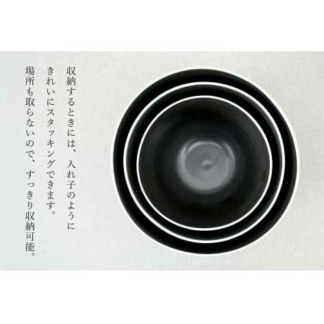 有田焼 掛釉ボウル グリーン 3サイズセット【貝山窯】食器 器 うつわ 丼 取り鉢 汁椀 ラーメン鉢 スープ碗 サラダボウル 個性 モダン シック A35-313_イメージ5