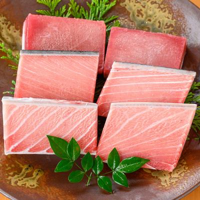 ふるさと納税 いちき串木野市 天然南マグロ大トロ・中トロ・赤身 各100g×2 計600g |  | 01