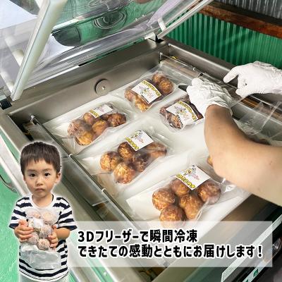 ふるさと納税 新ひだか町 北海道産たこ使用 ほっぺ のたこ焼 90玉(600g×5袋) |  | 03