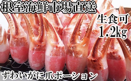 
            B-11086 生食用本ズワイガニ爪ポーション1.2kg
          
