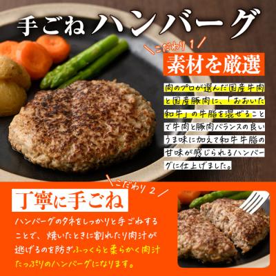 ふるさと納税 佐伯市 時短おかず 焼くだけ ジューシー!手ごねハンバーグ (計1.5kg・150g×10個) |  | 02