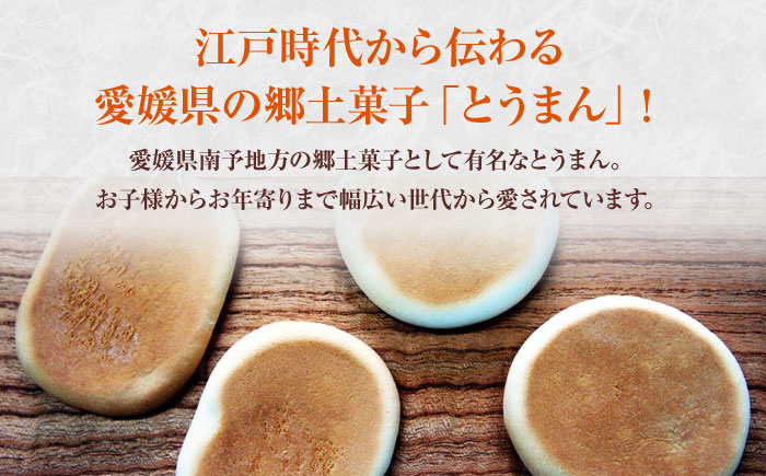 大洲の郷土菓子「とうまん」と「鬼とうまん」大容量セット　愛媛県大洲市/一般社団法人キタ・マネジメント（大洲まちの駅あさもや）和菓子 おやつ 茶菓子 お茶請け ギフト お正月 クリスマス [AGCP81
