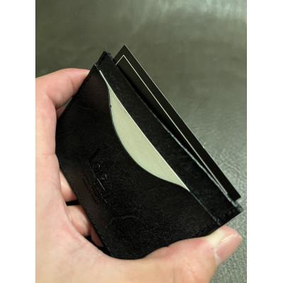 ふるさと納税 亀岡市 高級ブライドルレザー・パスケース・ブラック(LPC-01-BLK-BRI) |  | 02