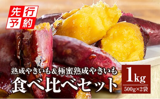 
										
										《2025年発送先行予約》熟成やきいも＆極蜜熟成やきいもの食べ比べセット1kg_M086-010
									