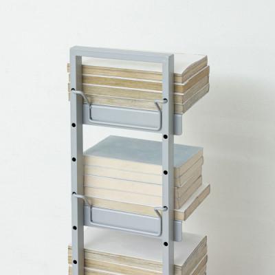 ふるさと納税 海南市 ブックタワーシェルフ　グレー |  | 02