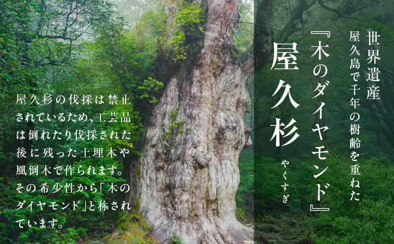 屋久杉 ねじり夫婦箸　K042-006