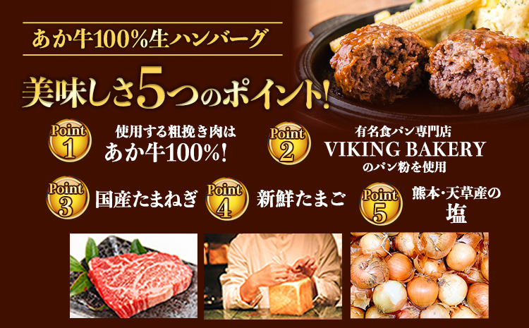 ステーキマニア監修 熊本県産あか牛100%生ハンバーグ 140g×13個入り合計《2026年1月中旬-3月末頃出荷》1820g 1.82kg以上熊本県産あか牛 冷凍