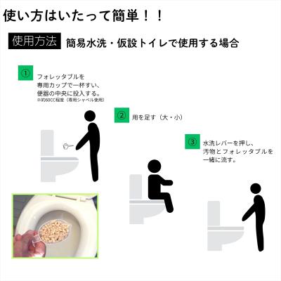 ふるさと納税 いの町 フォレッタブル　介護仕様　5L×2袋(簡易トイレ用木質凝固剤) |  | 03
