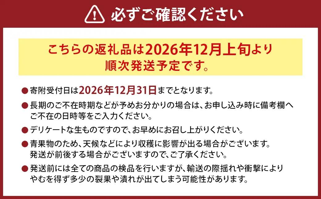 【2026年12月上旬発送開始】にしだ果樹園の熊本県産月読み果実グラデーションボックス(6品種)