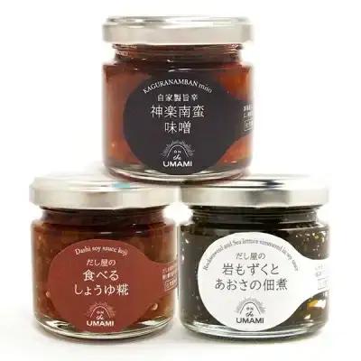 UMAMIだしパック ご飯のお供5点セット 南蛮味噌 佃煮 しょうゆ糀 だしパック 011P002