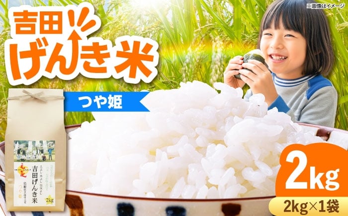 
            米 吉田げんき米つや姫 2kg つやひめ げんき 米 こめ おこめ はくまい 白米 ライス 精米 コメ 2キロ 使いやすい ごはん ご飯 おにぎり お弁当 朝ごはん 便利 朝食 食卓 主食 グルメ おいしい ふっくら もちもち 食感 国産 新生活 一人暮らし 家族 家庭用 ご当地 ごはんソムリエ おうちごはん おすすめ 人気 島根県雲南市/有限会社藤本米穀店 [AIDB122]
          