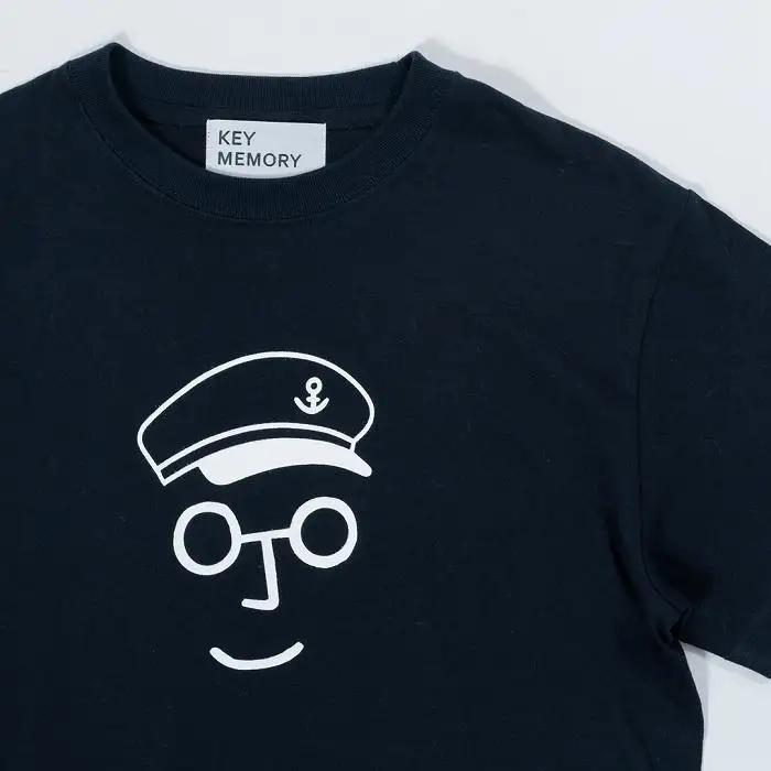 《2》【KEYMEMORY鎌倉】セーラー帽イラストTシャツ NAVY