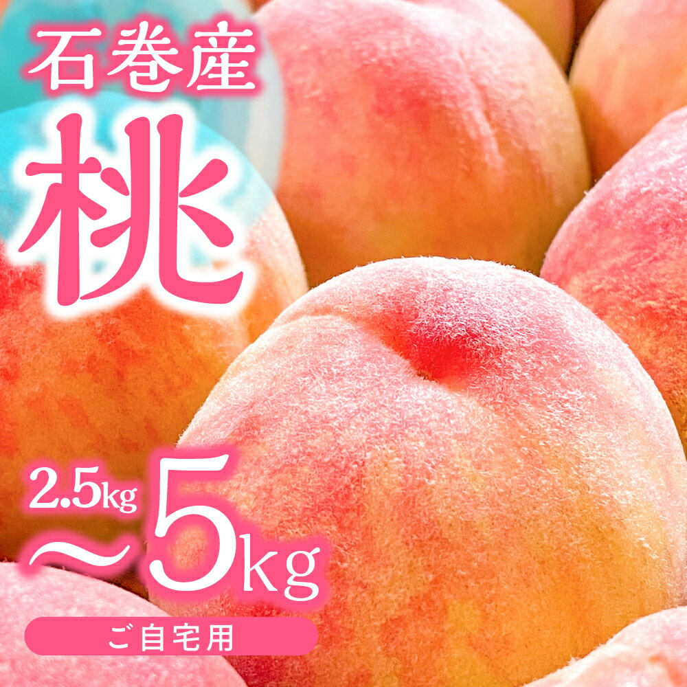【ふるさと納税】≪先行予約 2026年発送≫ 石巻産桃 【選べる 2.5kg ~ 5kg】桃 もも モモ フルーツ 桃 もも モモ 果物 白鳳 日川白鳳 清水白桃 川中島白桃 なつっこ 数量限定 期間限定 旬 人気 おすすめ 甘い 果物 美味しい 訳あり わけあり 2kg 3kg 5kg愛知県 豊橋市