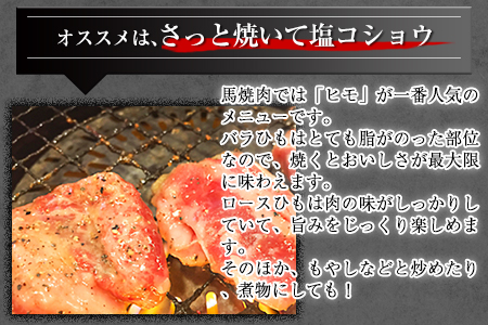 馬肉カルビ(馬肉バラひもorロースひも) 700g  肉のみやべ《90日以内に出荷予定(土日祝除く)》 st-p