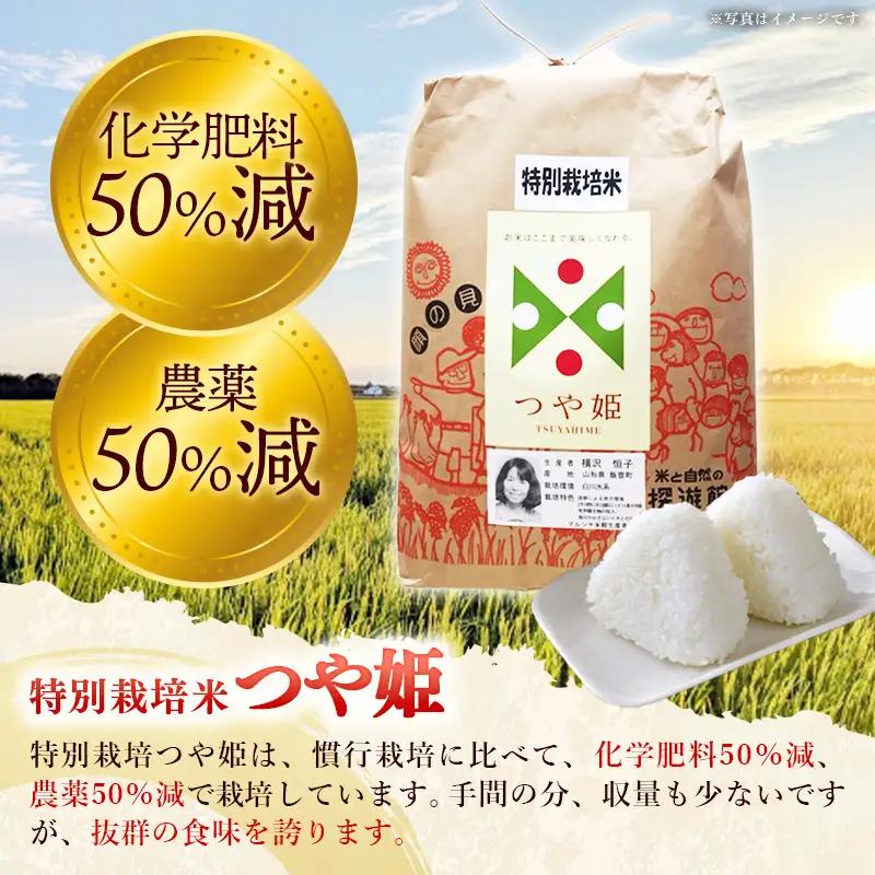 生産者の顔が見える米 特別栽培米 つや姫 白米 10kg （飯豊町産）（R8年産） - おこめ ごはん 単一米 ブランド米 マルシチ米穀 山形県 飯豊町